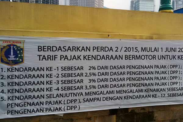 Aturan Pajak Progresif 2015 Jakarta